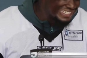 NFL费城老鹰队队员：欢迎詹姆斯来到费城！这是个超级酷的城市